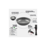 BALLARINI SET TORRE 3 TIGANJA SA RUČKOM - Slika 5